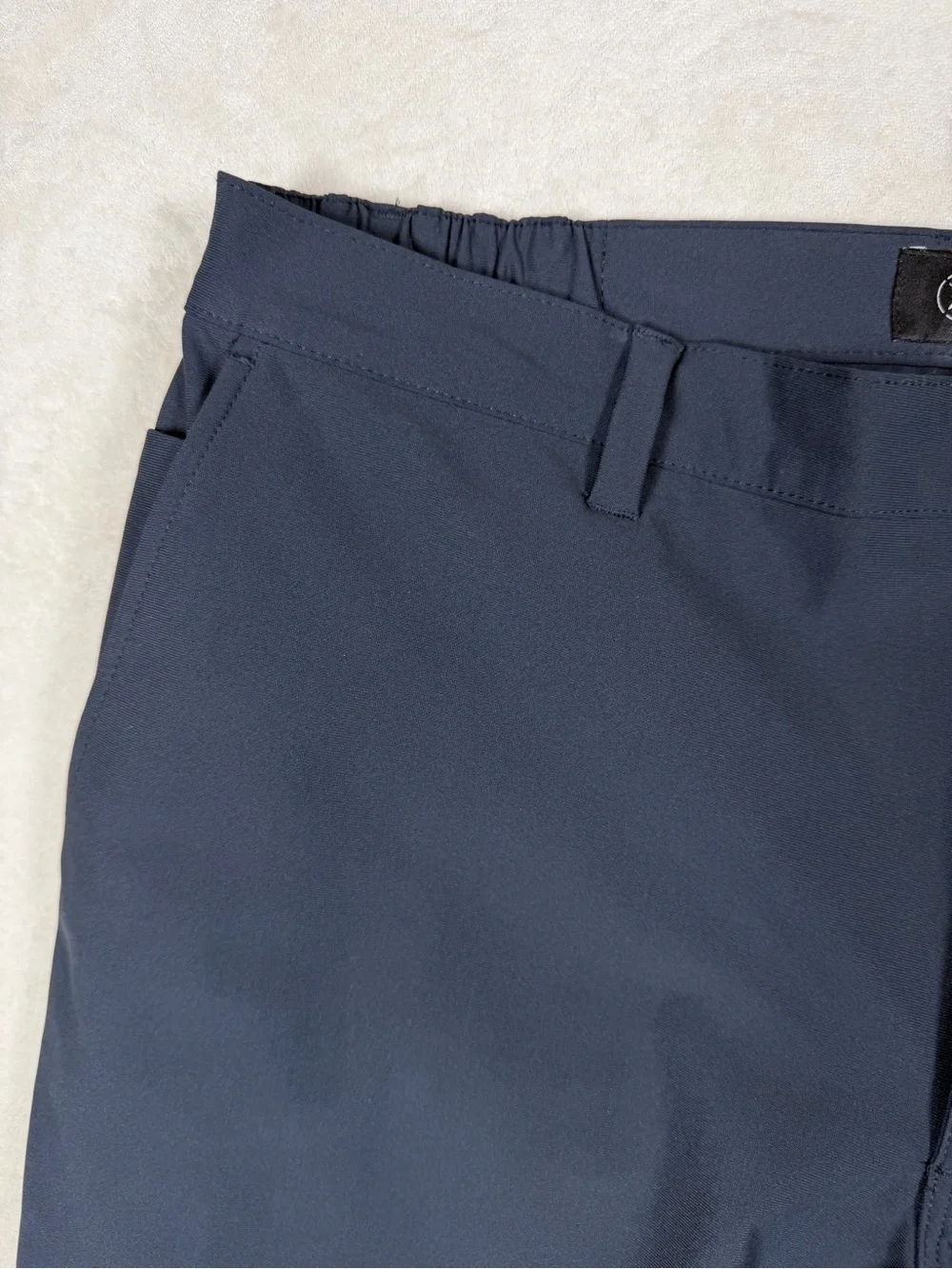 Cuts Clothing Size Large Performance Stretch Athletic Fit Men's Navy Chinos